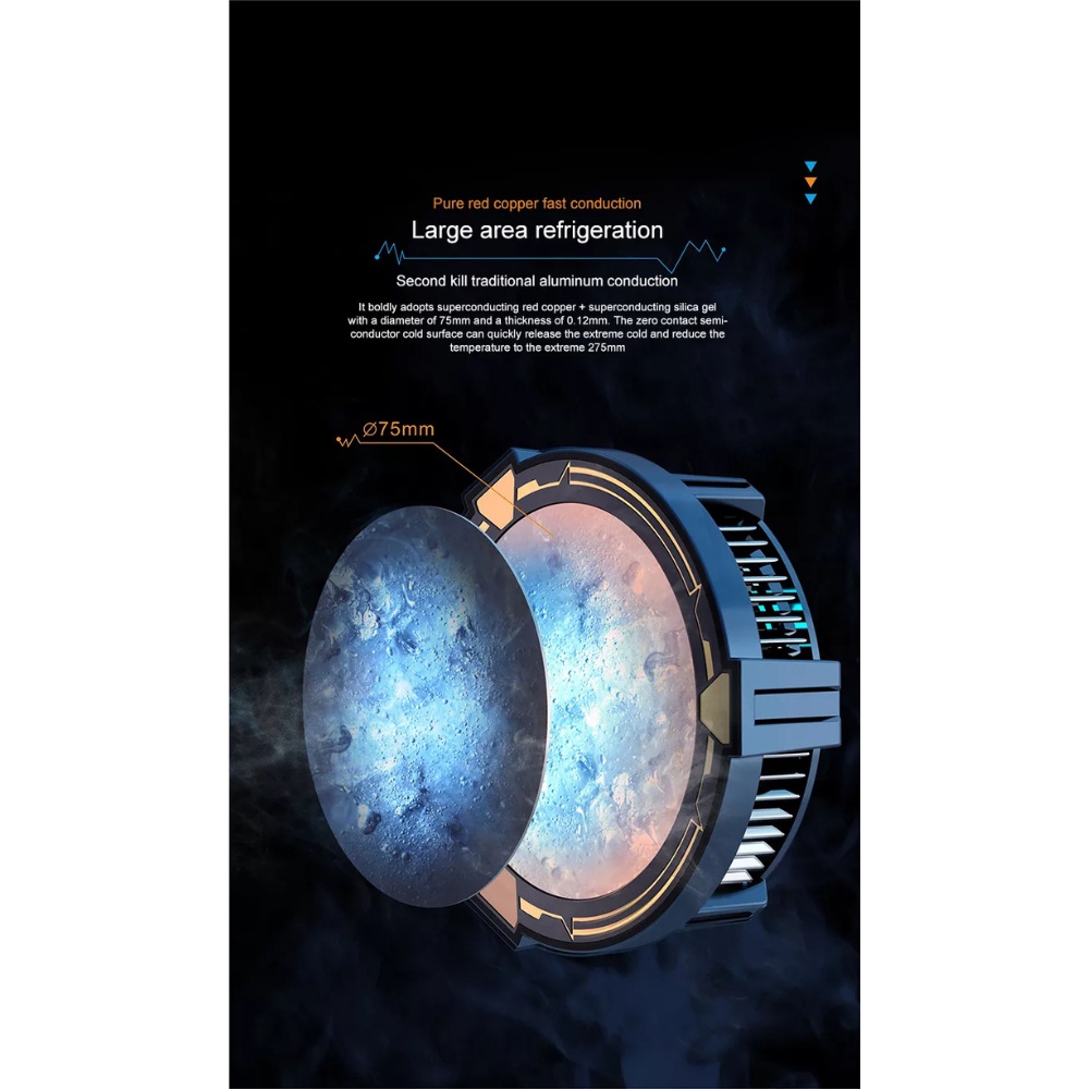 Funcooler X12 Radiator Pendingin HP Magnet Fan Cooler Cooling Fan HP