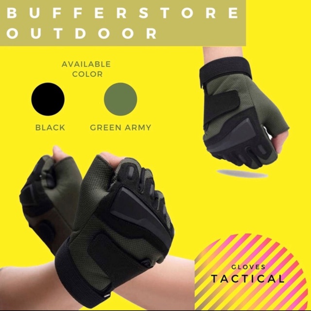 Sarung Tangan Half  Tactical Glove