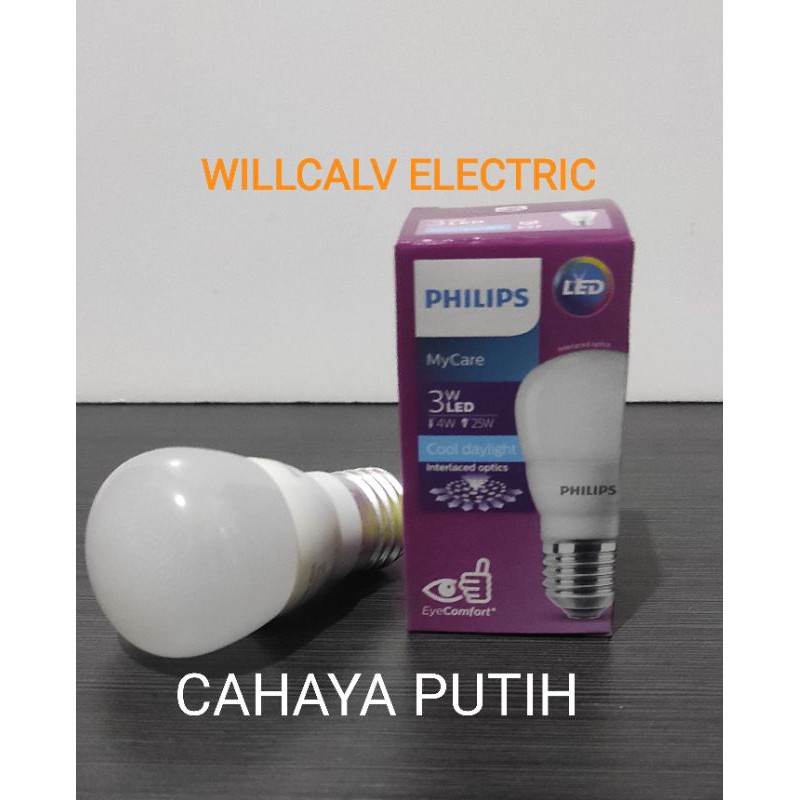 LAMPU LED PHILIPS PHILIP 3W 3WATT 3 WATT - LAMPU PHILIPS LED 3W 3WATT 3 WATT CAHAYA PUTIH