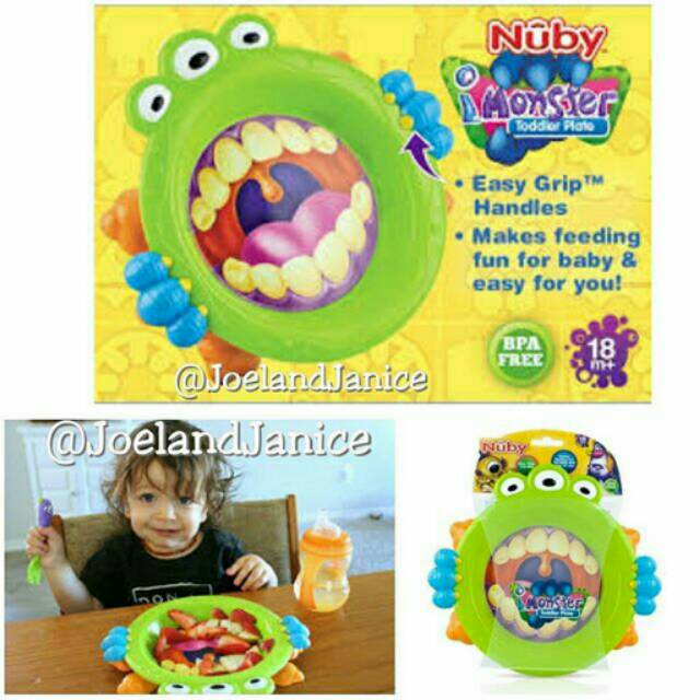 Nuby Monster Plate