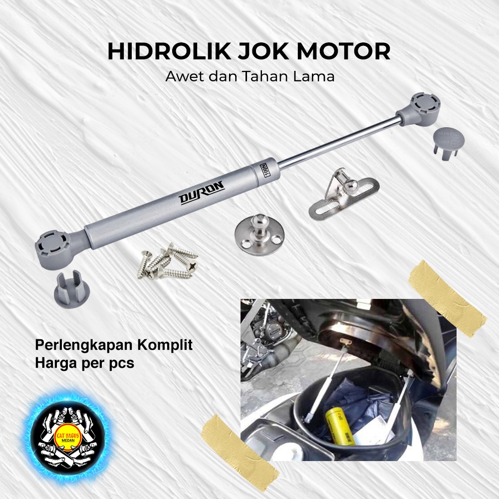 HIDROLIK JOK MOTOR OTOMATIS BAGUS GERMANY GAS SPRING PEMBUKA PENAHAN BAGASI MOTOR 100 N 100N HONDA H