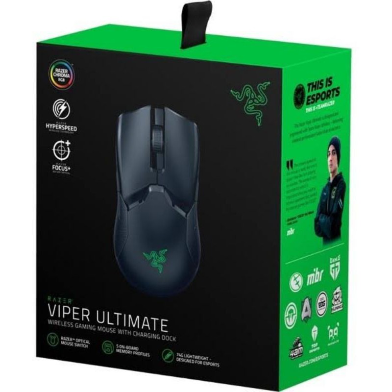 Razer Viper Ultimate Wireless Gaming Mouse with Charging Dock ORIGINAL