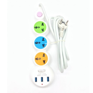 READY Stop Kontak/Power Strip/Socket USB Warna LH-304