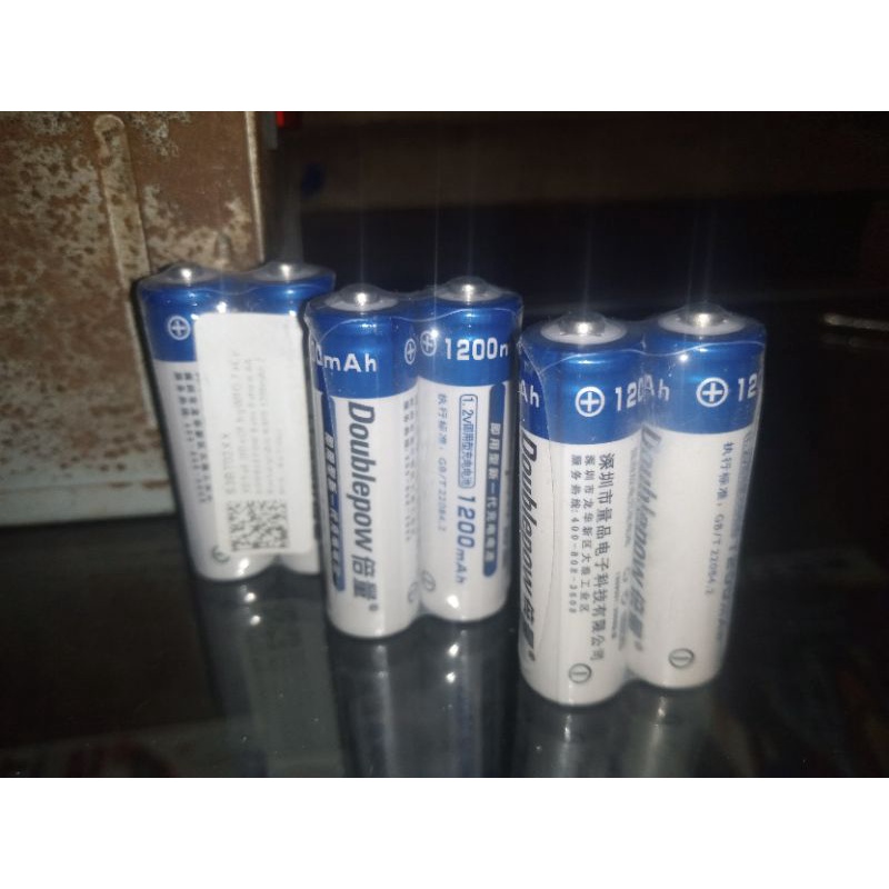 Batre aa Doublepow 1200 mah sangat cocok untuk tamiya ( karena saya jg pakai ) harga untuk 1 pcs