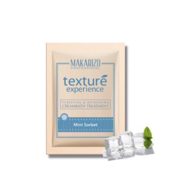 [Sachet] Makarizo Texture Experience Hair &amp; Scalp Cream /Creambath / Masker Rambut