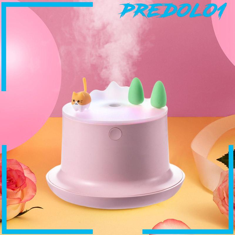 (Predolo1) Air Humidifier / Diffuser Aroma Terapi Dengan Lampu Malam Untuk Rumah