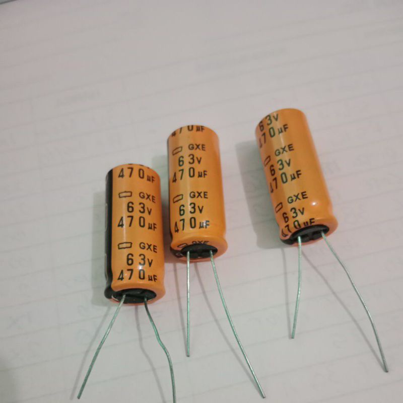 Elko 470uf 63v original GXE elco 470uf 63v