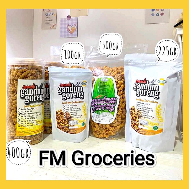 

gandum goreng 100 gram spesial