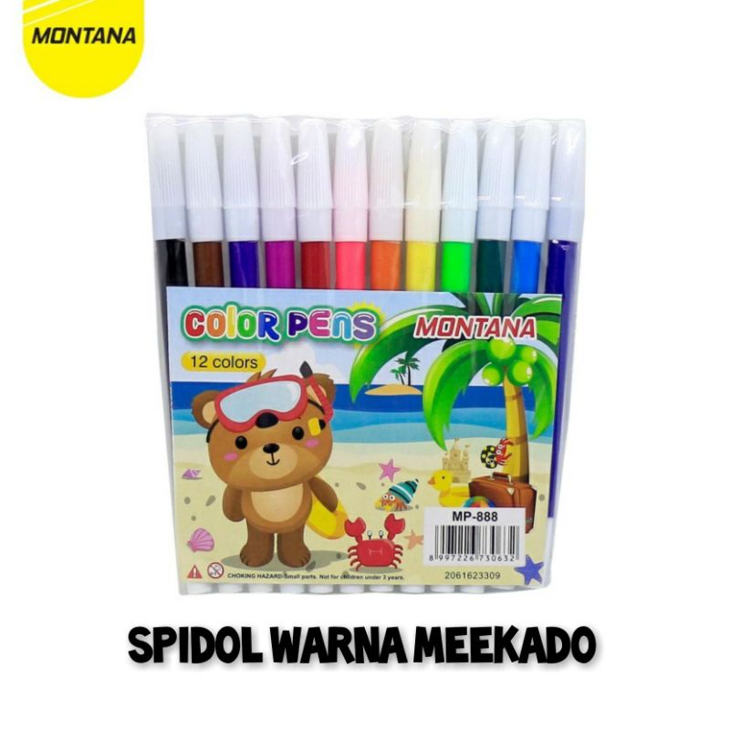 

Spidol Warna / Pensil Warna 12 Warna Color Marker Murah