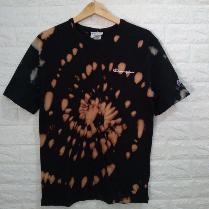 Tshirt Champion Black Tie Dye original