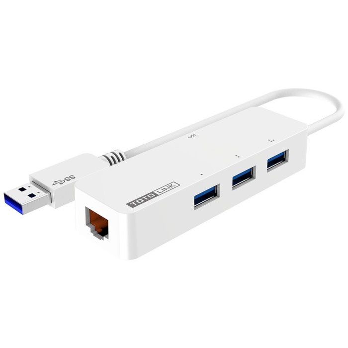 USB LAN  3.0 Totolink U1003 USB 3.0 with 3-Port Hub and LAN Ethernet