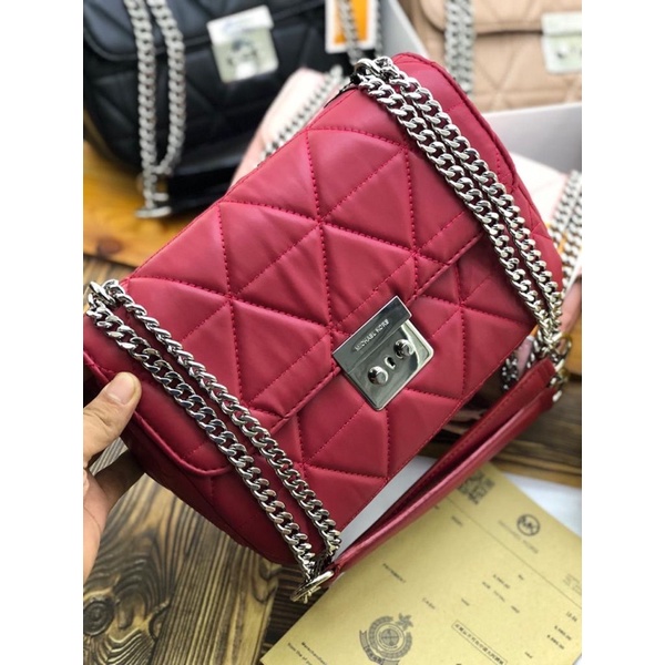 tas slempang MK SLOAN NEKEL KODE 0007 FREE BOX+serty+bill UK 25x19cm