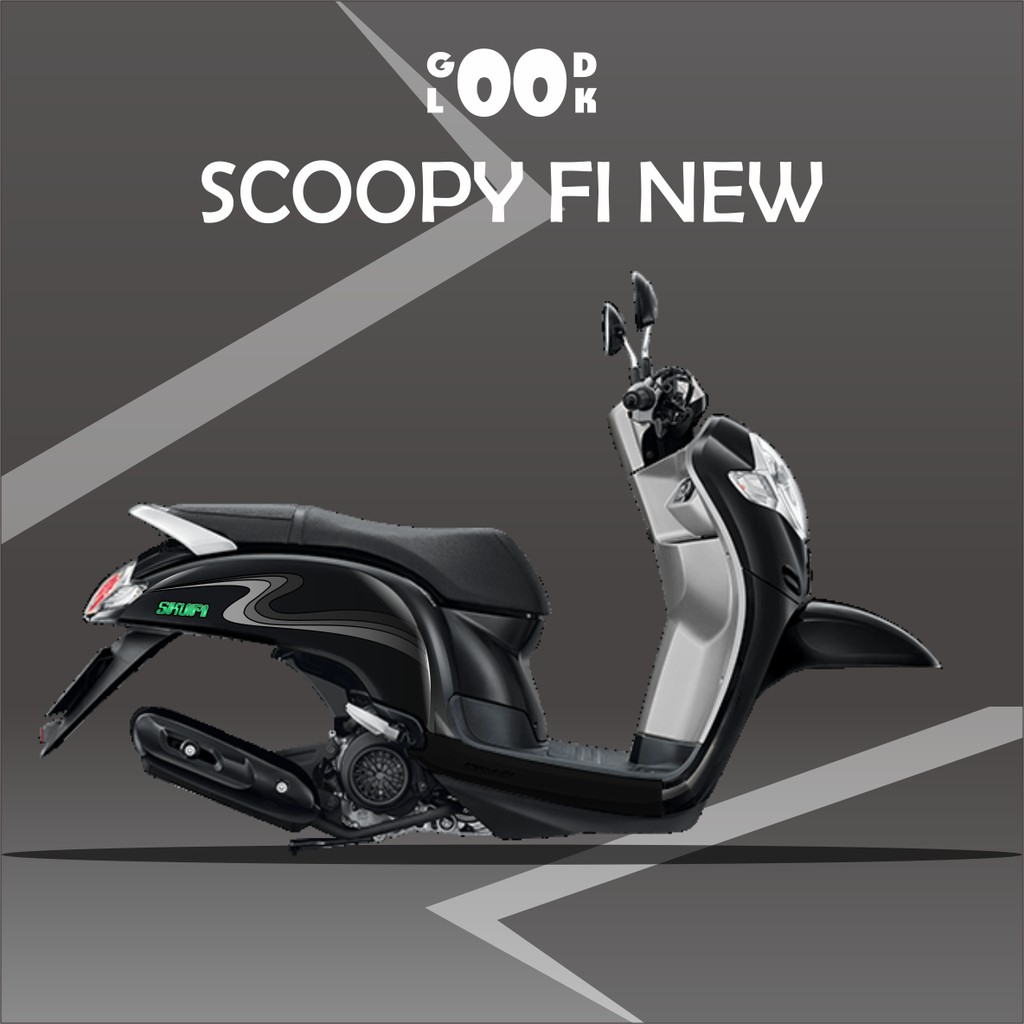 STRIPING STIKER STICKER LIS HONDA SCOOPY FI NEW M3 RETRO STRIPING STIKER STICKER LIS HONDA SCOOPY FI NEW M3 RETRO