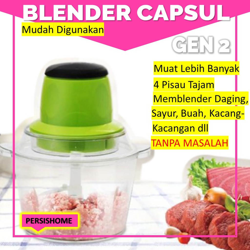 BLENDER CAPSULE CUTTER BLENDER KAPSUL SERBAGUNA/ BLENDER KAPSUL JUMBO GEN 2 multifungsi  SB8