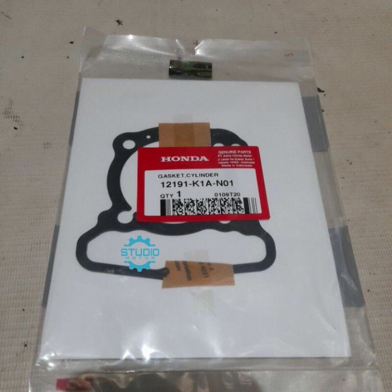 Paking Block blok Gasket Cylinder GENIO BEAT 2020 12191K1AN01 Ori AHM