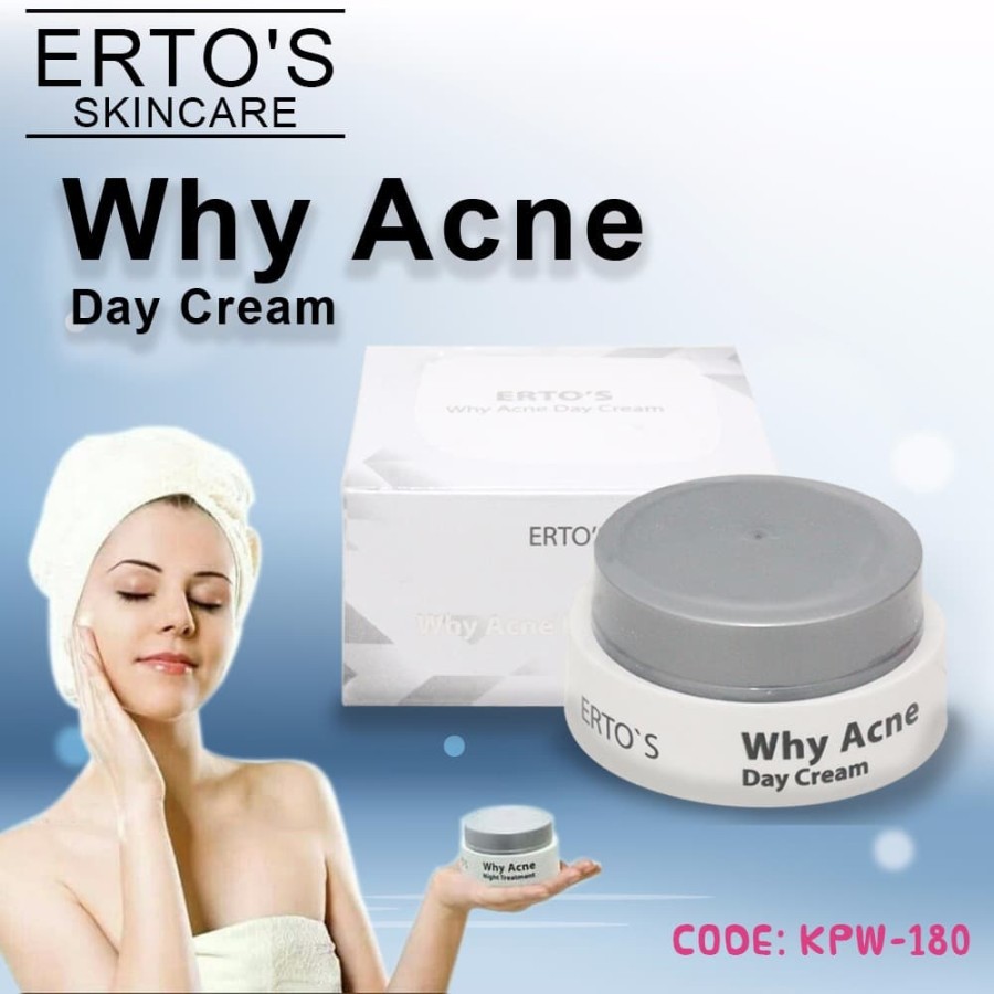 ERTO'S WHY ACNE PERAWATAN WAJAH BERJERAWAT DAY / NIGHT / TONER / FACIAL WASH