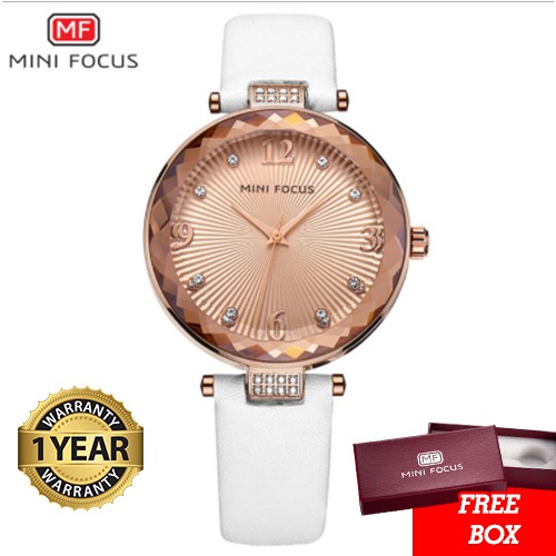 Jam Tangan Wanita MINI FOCUS Original Genuine Leather Berkualitas MF0038L