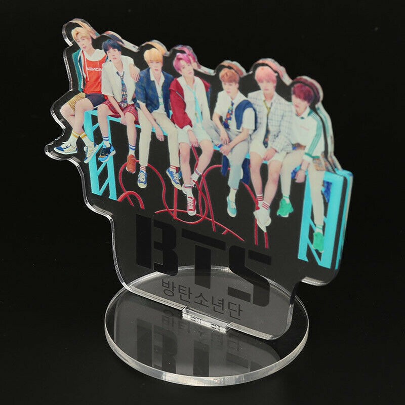 Kpop Bangtan Boys BTS Character Stand Plates Display Group Standee Model Acrylic