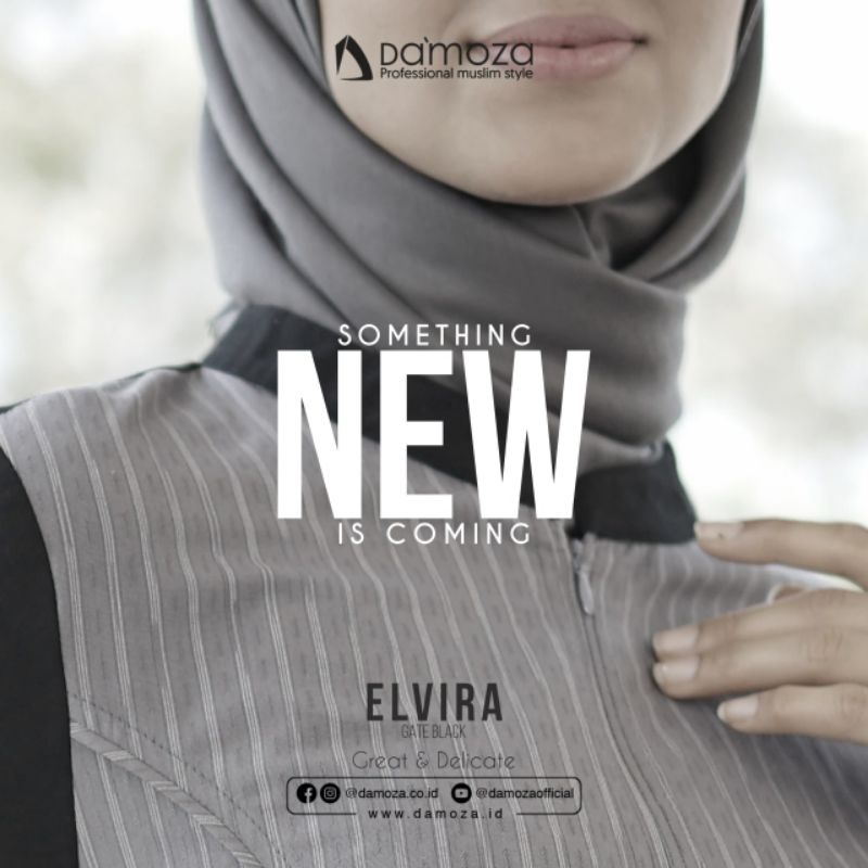 Baju Gamis Damoza Elvira gamis casual