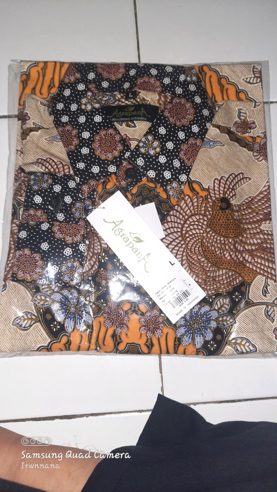Agrapana Baju Batik Pria Lengan Panjang Batik Premium Kemeja Batik Pria Lengan Panjang Bhamana
