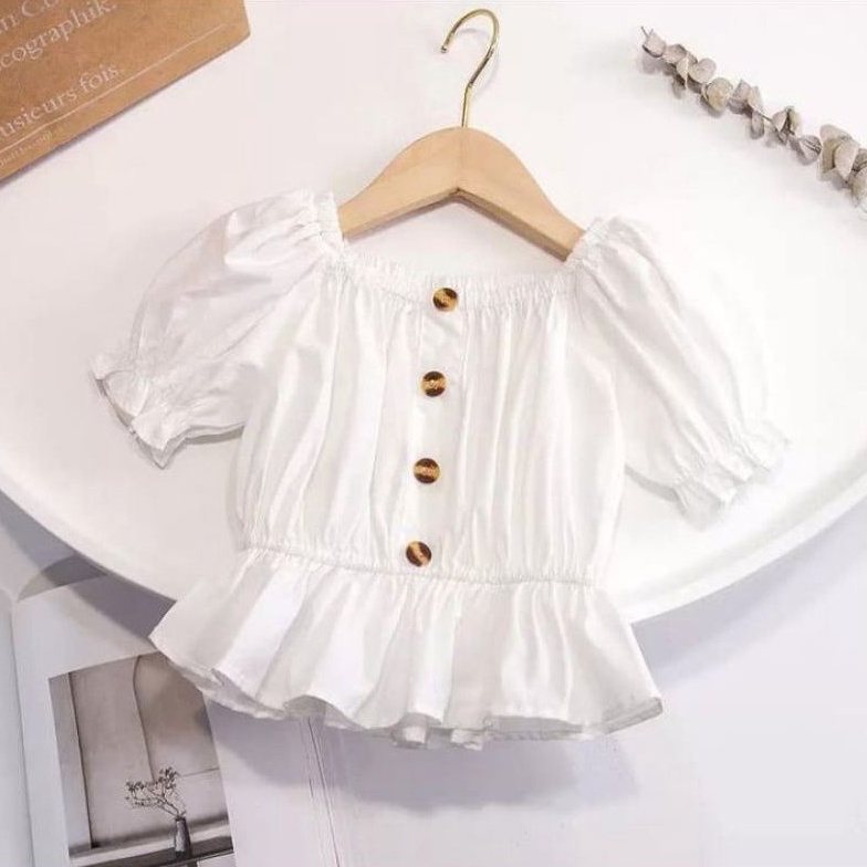 Baju Anak Perempuan Ifaya Sabrina Kids Korean Style / Blouse Top Atasan Anak Perempuan Cantik 6 bulan - 6 Tahun