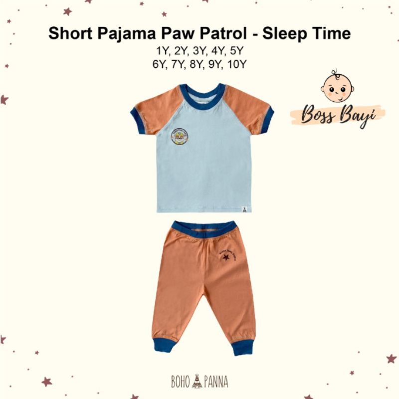 BOHOPANNA - Short Pajama Paw Patrol / Piyama Lengan Pendek+Celana Panjang Anak