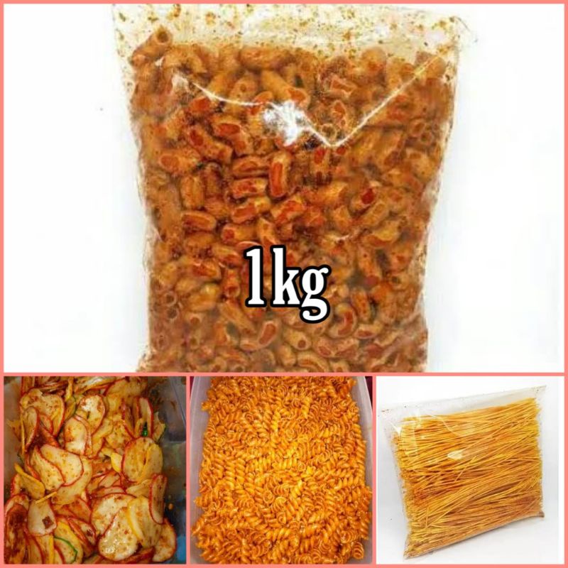 

MAKARONI BANTET 1kg / SEBLAK 1kg / MIE LIDI 1kg / SEBLAK UDANG 1kg