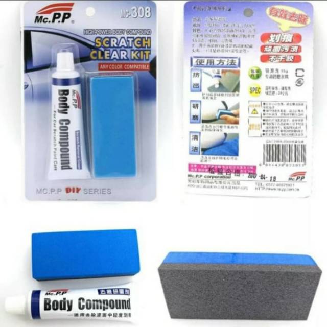 Body Compound Wax Mobil Motor Scratch Remover Car Scratch Repair Kit