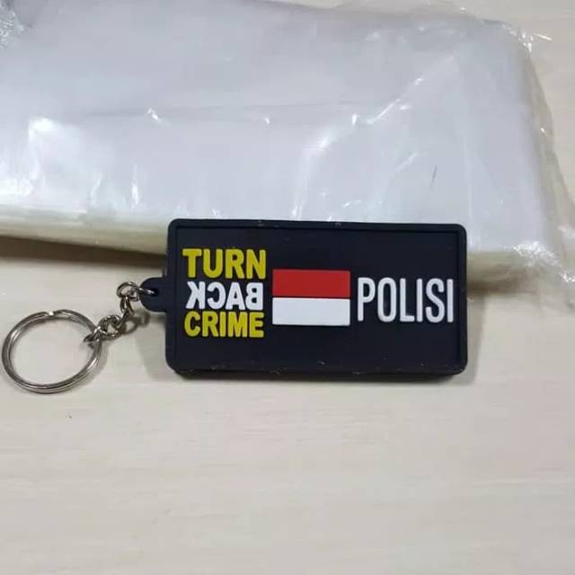 Gantungan Kunci Karet TBC|Gantungan Kunci Karet Polisi TBC|gantungan kunci TBC