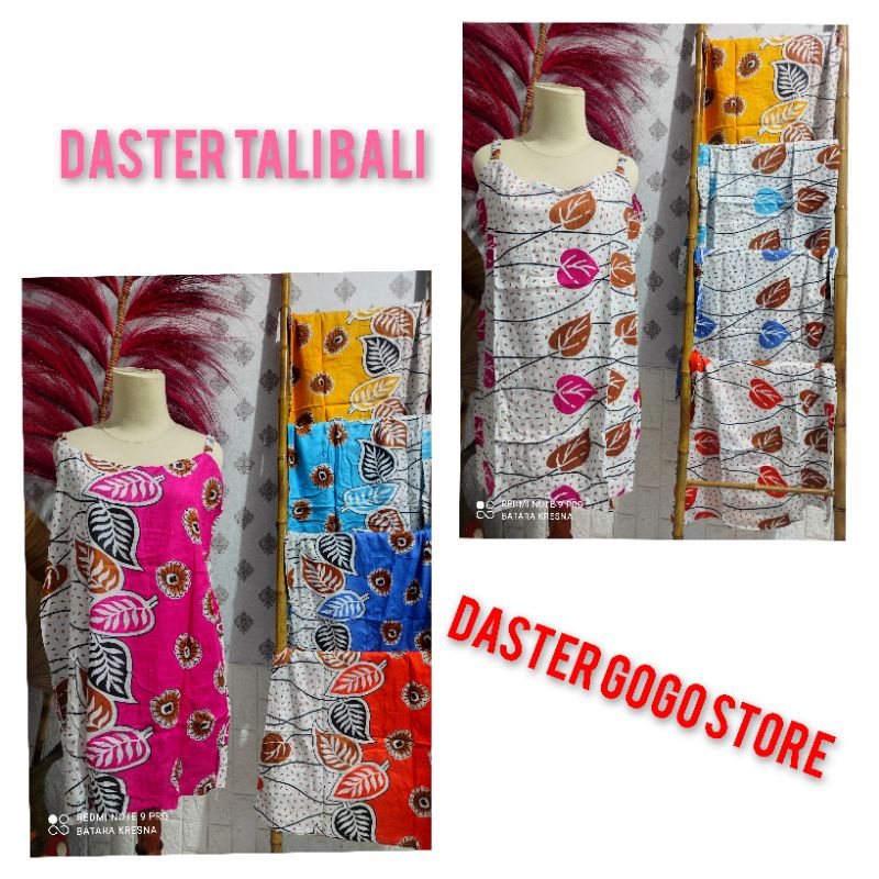 Daster Tali/DASTER MURAH/ DASTER BUSUI /DASTER BUMIL / DASTER MURAH / DASTER KEKINIAN /DASTER RAYON / DASTER MOTIF BUNGA KHAS SOLO / DASTER BALI /DASTER TERBARU / COD / DASTER BSLI / GROSIR DASTER / DASTER RAYON MURAH / DASTER TANPA LENGAN/DASTER GONDIL