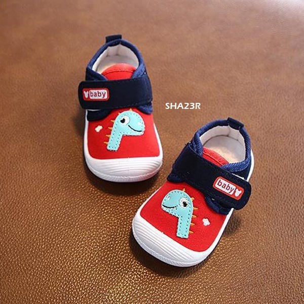 SPK51 SEPATU BAYI ANAK SHOES  PEREKAT CIT-CIT DINO