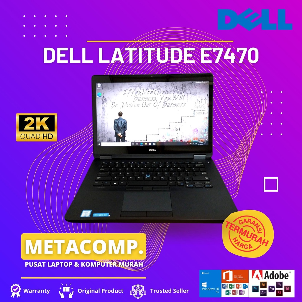 DELL LATITUDE E7470 i5 gen 6 Ram 8 SSD 256 TOUCHSCREEN