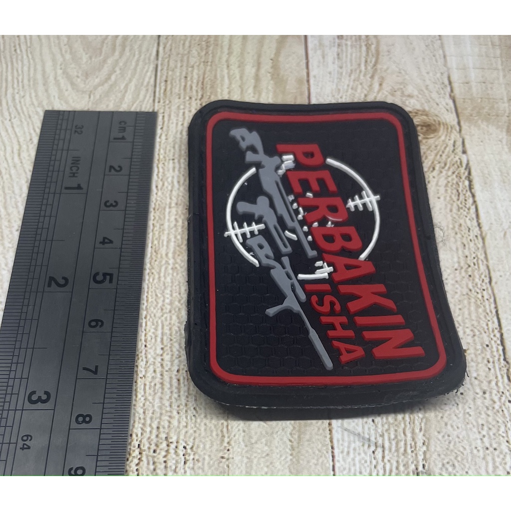 Patch Perbakin - Patch Velcro Perbakin - Prepetan Perbakin Tulisan - Velcro Karet