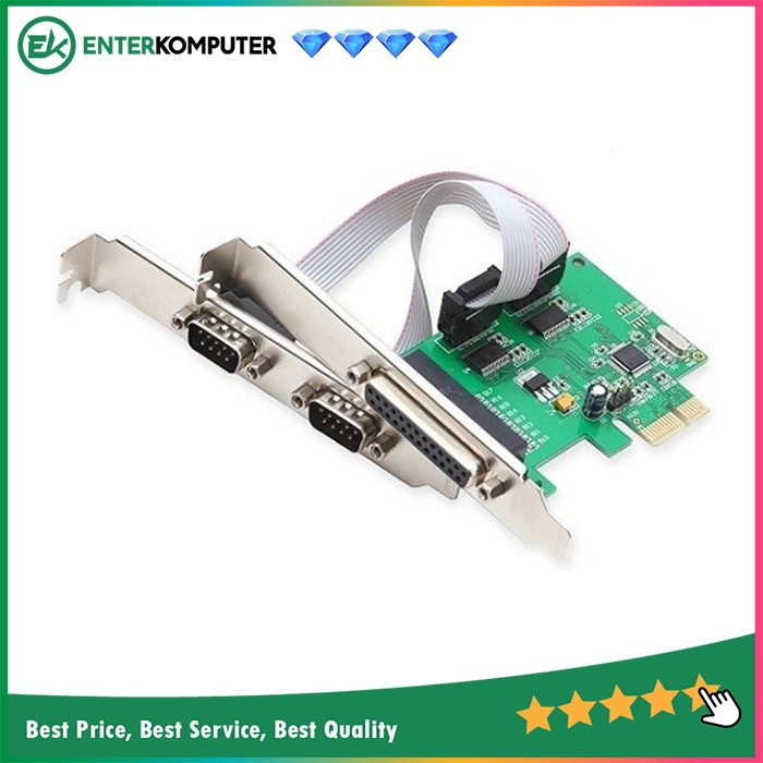 PCI Express To 2 Serial + 1 Paralel - Netline