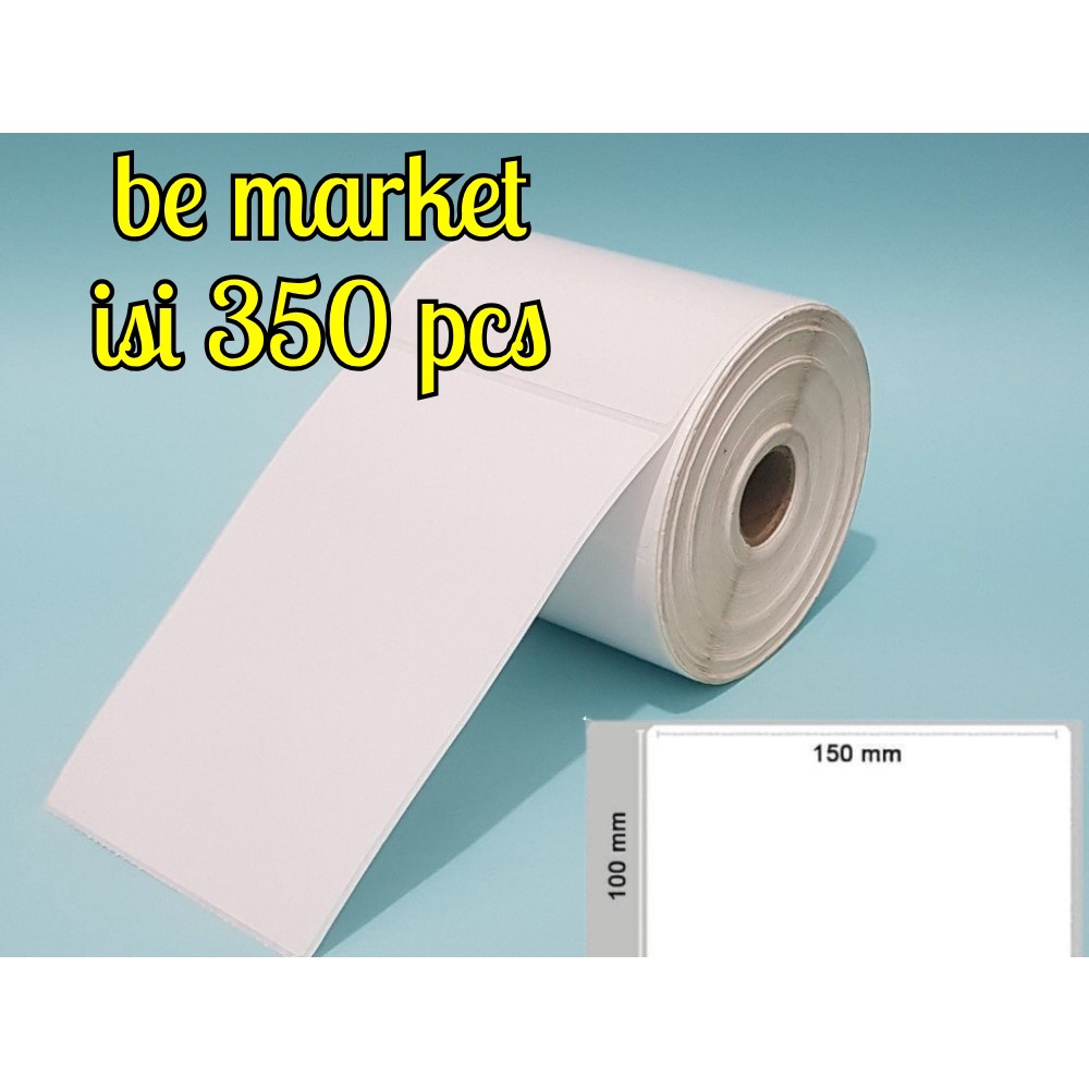 

LABEL BARCODE 100 X 150 mm KERTAS STICKER DIRECT THERMAL 100x150 mm ISI 350