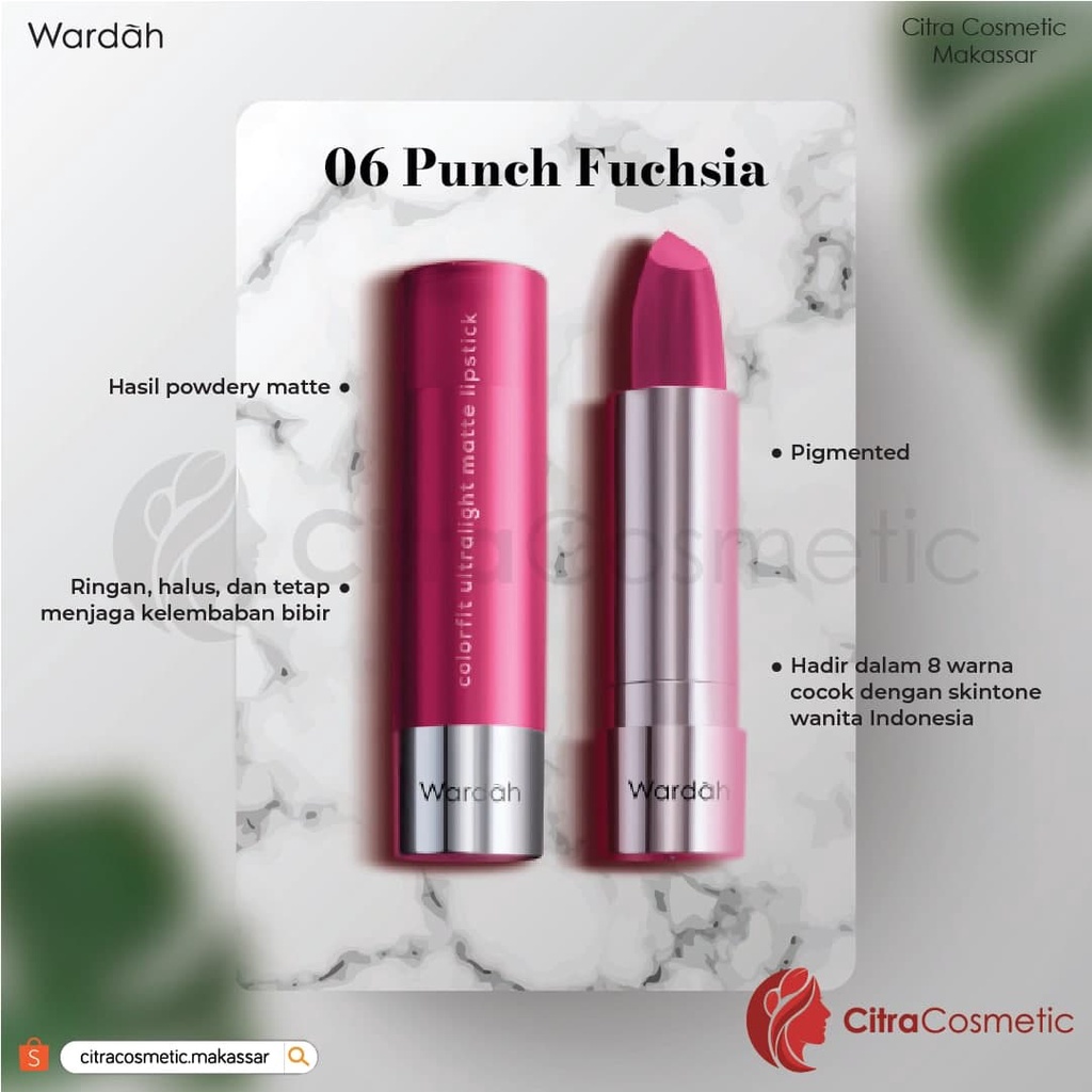 Wardah Colorfit Ultralight Matte Lipstick