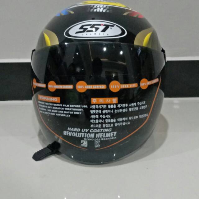 Helm SST Half Face Racer Go Fun Decal
