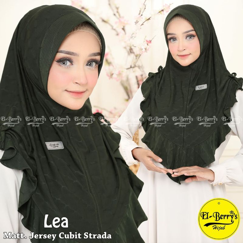 HIJAB EL BERRYS LEA/ JILBAB EL BERRYS MURAH KEKINIAN/ KERUDUNG INSTAN KEKINIAN/ JERSEY HIJAB MODERN