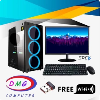 PC Gaming Lengkap intel i7 2600  / GT 1030 2GB / SSD - HDD / LED 19