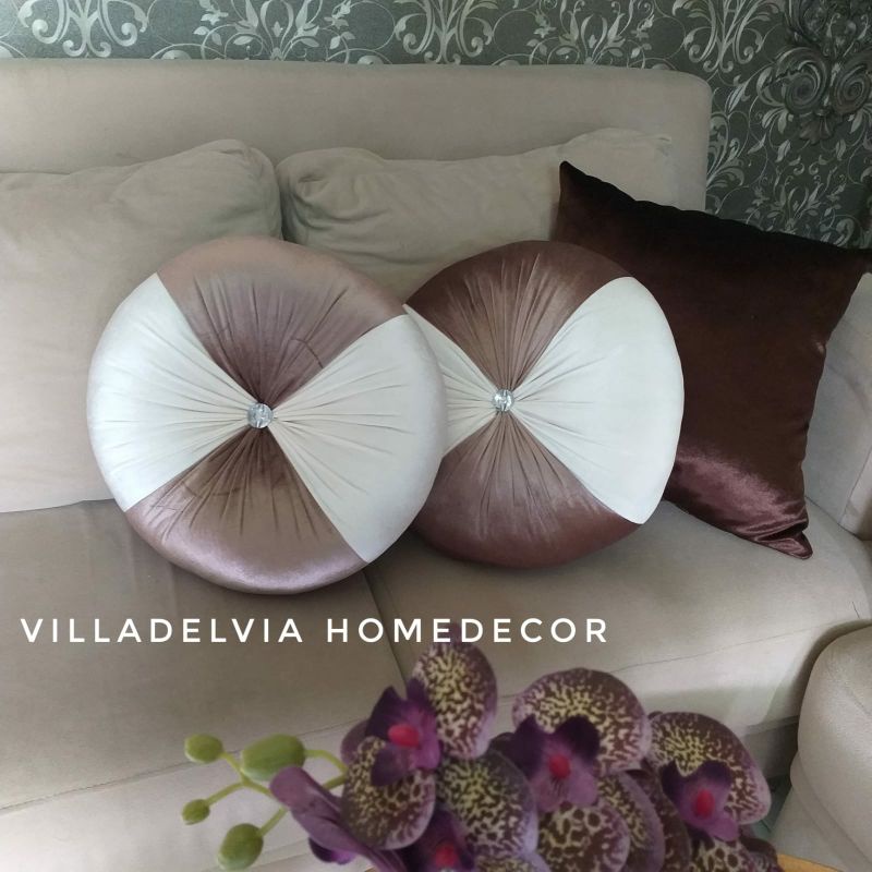 Bantal Labu Kombinasi SUSU MILO/Bantal Bulat/Bantal Sofa/Bantal Kursi/Bantal  Ruang Tamu/Bantal Keki