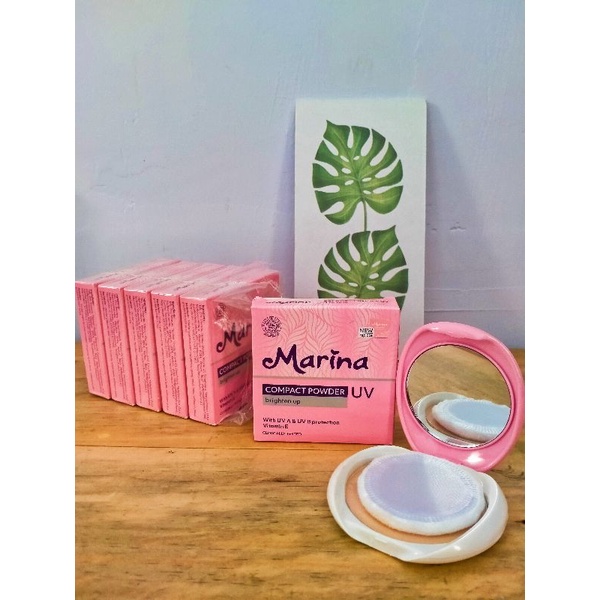 Marina Compact Powder Natural/ Bedak padat Marina 12g