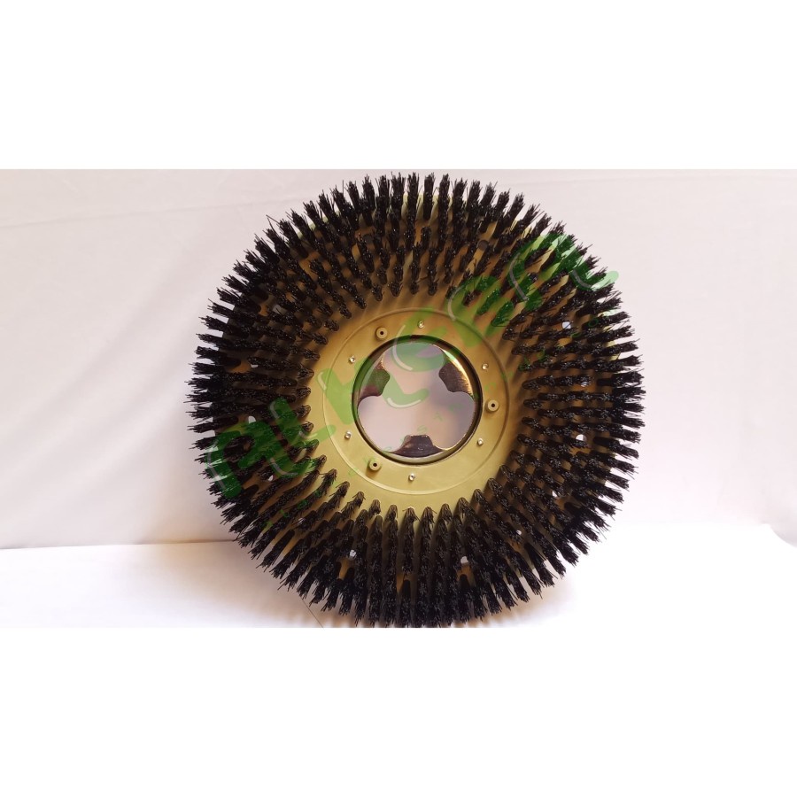 Hard Brush Mesin Poles 17 inch 154/Sikat Mesin Polisher ( ring besi )