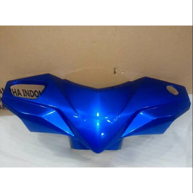Cover body Batok Depan Honda Beat Fi 2013 Biru.