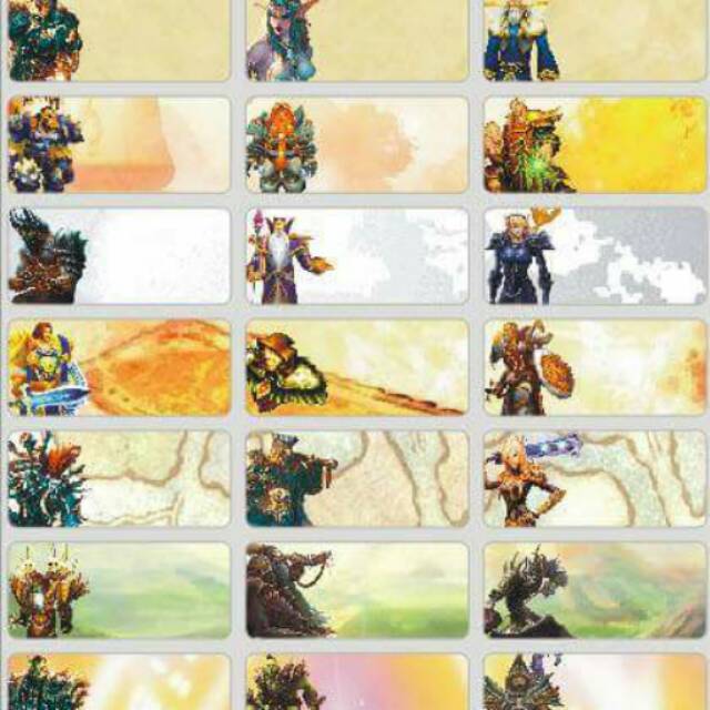 

Label Stiker Nama Anak Waterproof Anti Air Size M War Craft