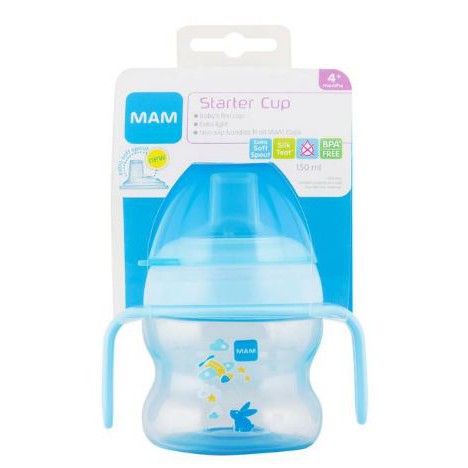 Mam Starter Cup 150ml 4m+ With Handle / Botol susu Spout / Dot Gepeng