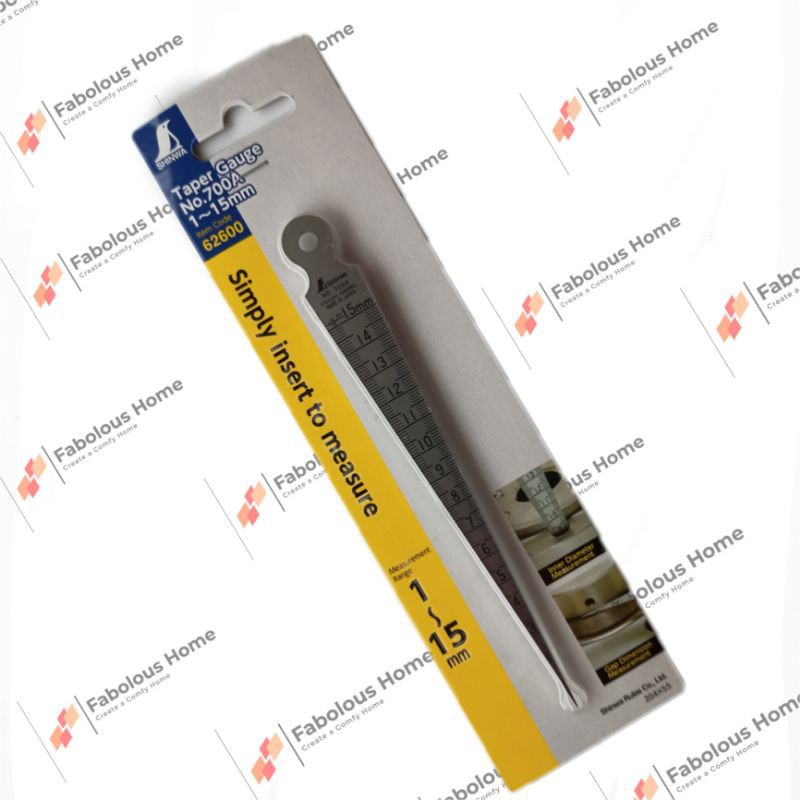 

taper gauge 15mm shinwa