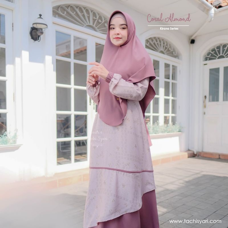 Kirana set by tachi syari ORI - coral almond