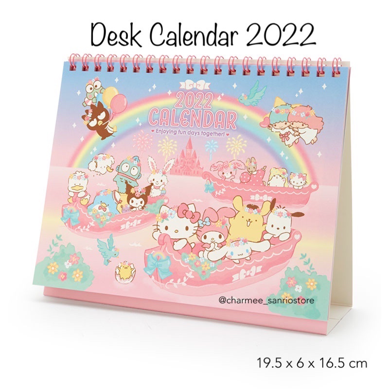 Mix Sanrio Characters Desk Calendar 2022 Japan Version (Monica’s order)