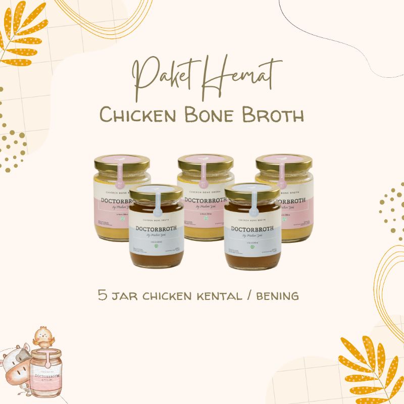 

Doctor Broth Bandung Paket Hemat Chicken 5jar
