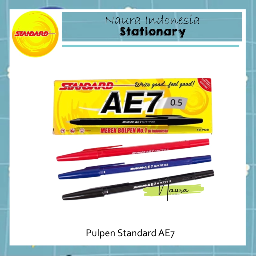 

Pulpen Standard AE-7 Fine | Bolpoin Standard | Pena Standard | Bulpen Standard